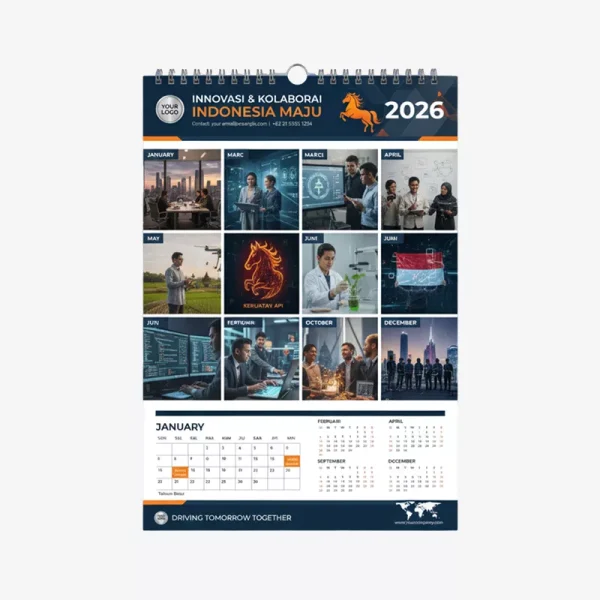 Kalender Dinding Indonesia Maju